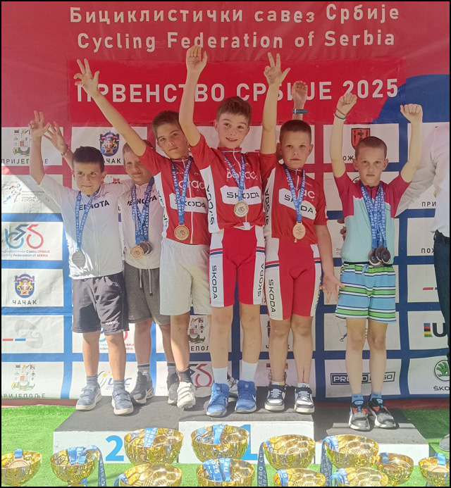 Ekipa BORCA U11 ekipni prvaci Srbije za 2025