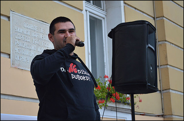 Protest u Užicu: Nemamo kud, moramo da se borimo za slobodu 7 Jovan Topalovic Foto Nenad Kovacevic