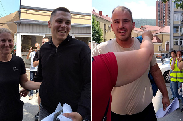 Maturant iz Kosjerića i njegov sugrađanin pušteni na slobodu 1 Lazar Ercevic i Uros Veselinovic Foto Privatna arhiva