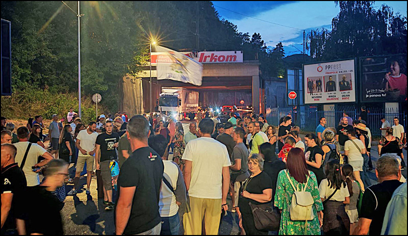 Užičani ne odustaju od protesta i blokada 2 Blokada magistrale Foto Privatna arhiva