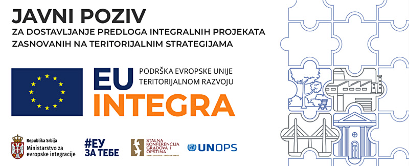 Otvoren Javni poziv za projekte u okviru programa EU INTEGRA 1 EUINTEGRA web baner Javni poziv