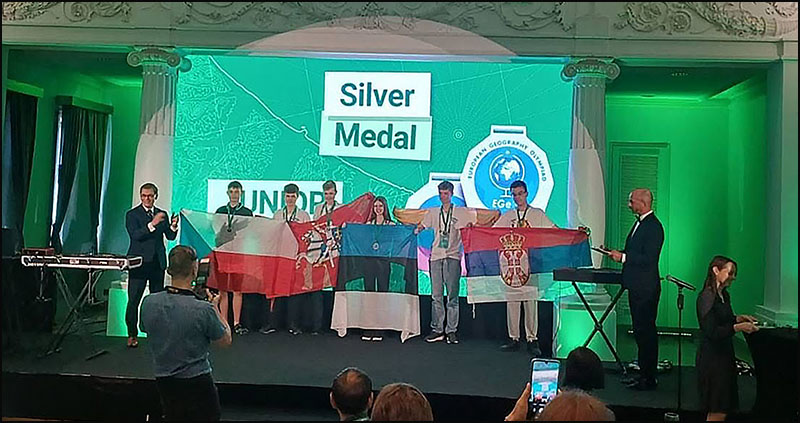 Užičanin Damjan Ćuk osvojio srebrnu medalju na Evropskoj geografskoj olimpijadi 1 Foto FB Prva osnovna skola Andrijas 1