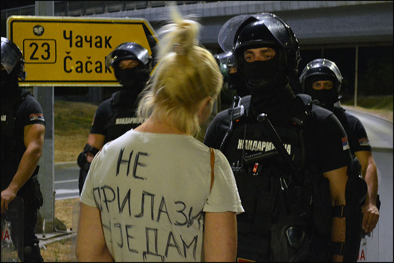 Užičani blokirali zlatiborsku magistralu, policija se povukla 9 Foto Nenad Kovacevic 8