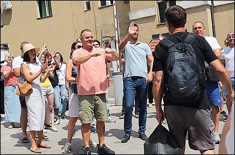 Užičani koji su pušteni iz pritvora: Borba za slobodnu Srbiju tek predstoji 4 Foto Privatna arhiva 4
