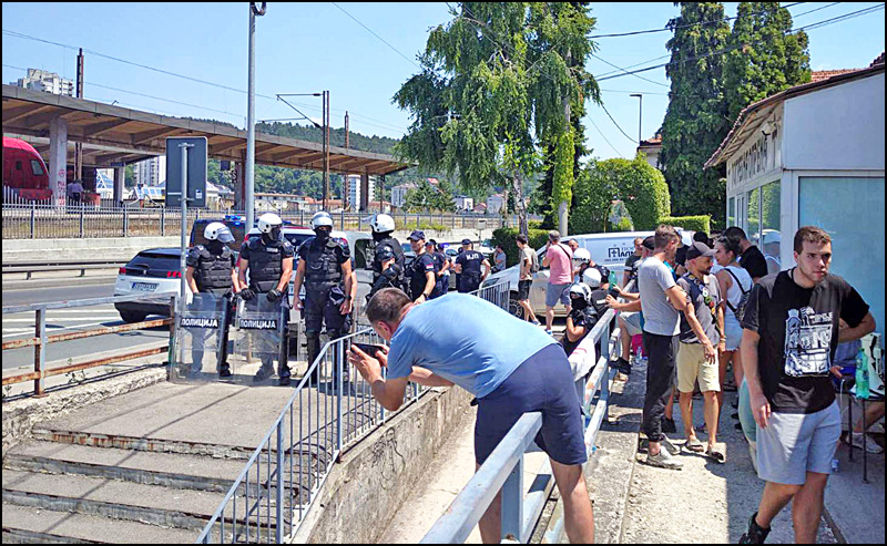 Policija u Uzicu Foto Privatna arhiva 1