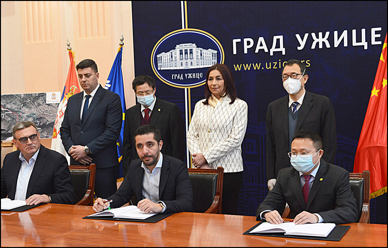 Potpisivaje ugovora o gradnji obilaznice 2022 godine Foto Nenad Kovacevic