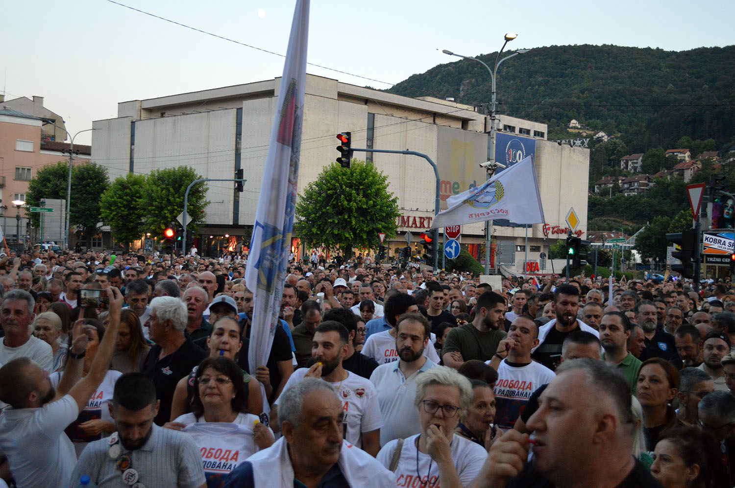 Protest u Uzicu Foto Nenad Kovacevic