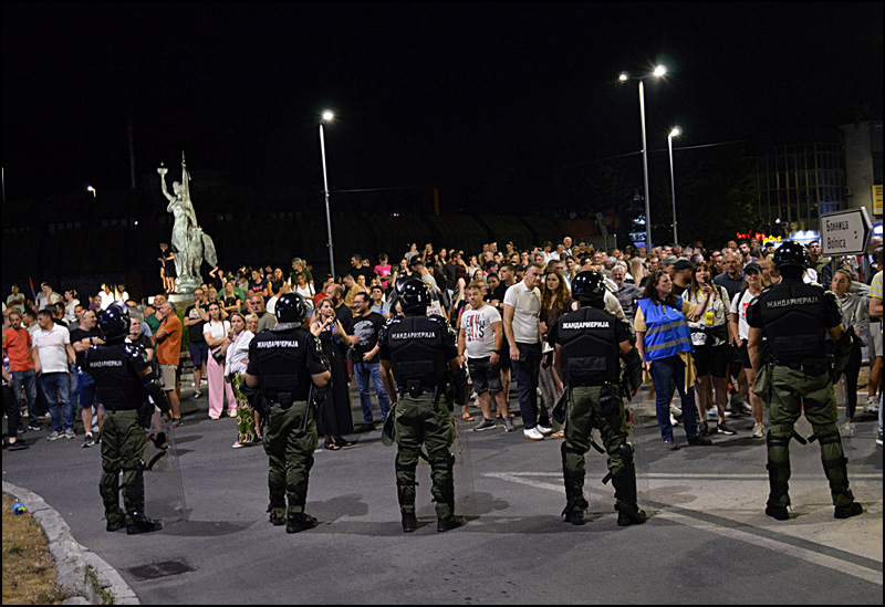 Sa prethodnog protesta u Uzicu Foto Nenad Kovacevic