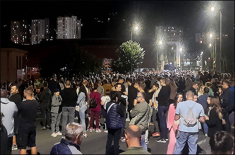 Sa protesta u Užicu zahtevano da se puste pritvoreni građani 3 Ucesnici protesta Foto Privatna arhiva