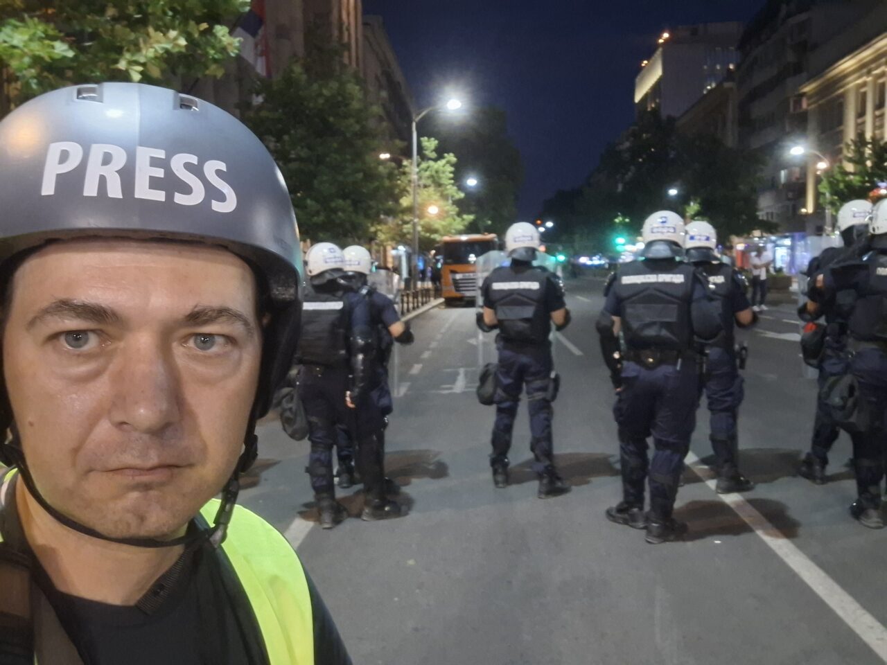Zarko Bogosavljevic na zadatku Foto privatna arhiva