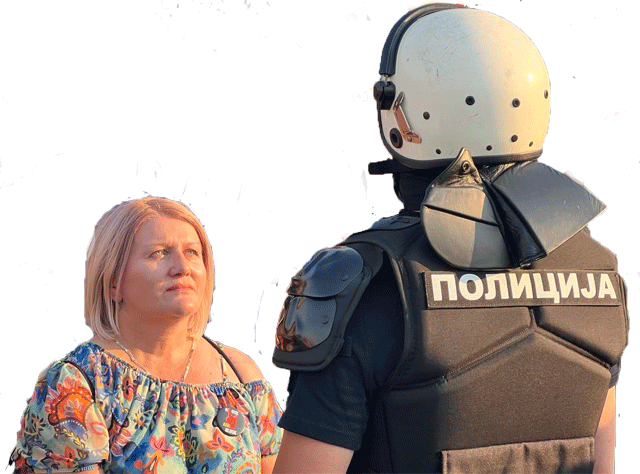 zena i policajac