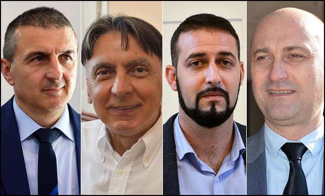 Milovan Knezevic Branko Popovic Slobodan Grbic Vlade Zivanovic Foto Nenad Kovacevic