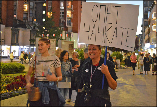 Sa skupa podrške Pavlu Cicvariću u Užicu: Ili mi ili oni 2 Protest Foto Nenad Kovacevic 1
