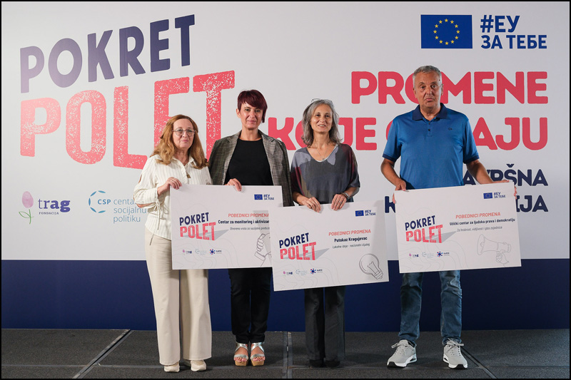 Zajedno menjamo društvo na bolje 1 Trag PokretPolet Dobitnici nagrade za javno zagovaranje