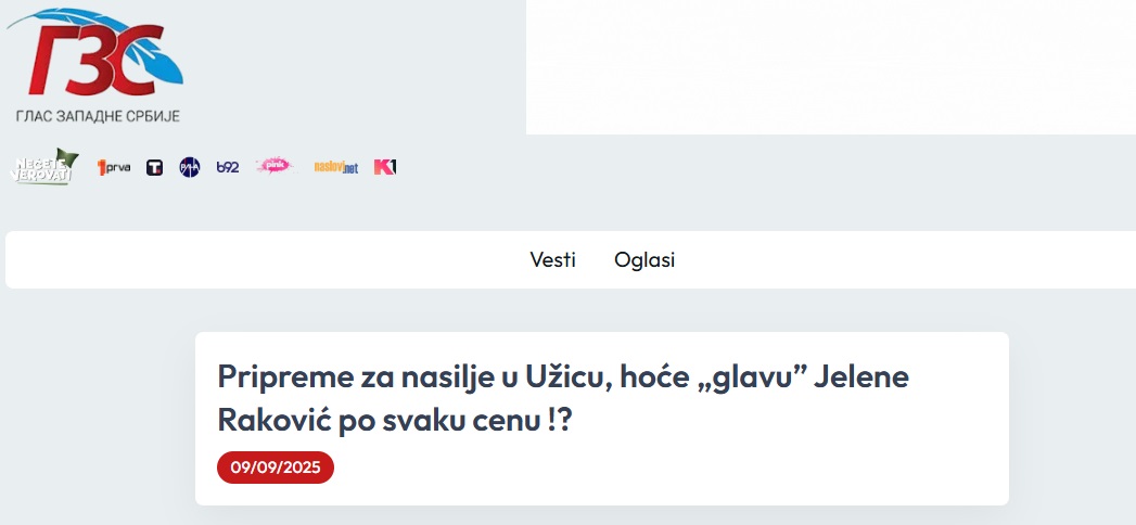 Užički odbornici traže obustavu finanisranja GZS: Pljuvačka propaganda koja širi mržnju 5 gzs budak1