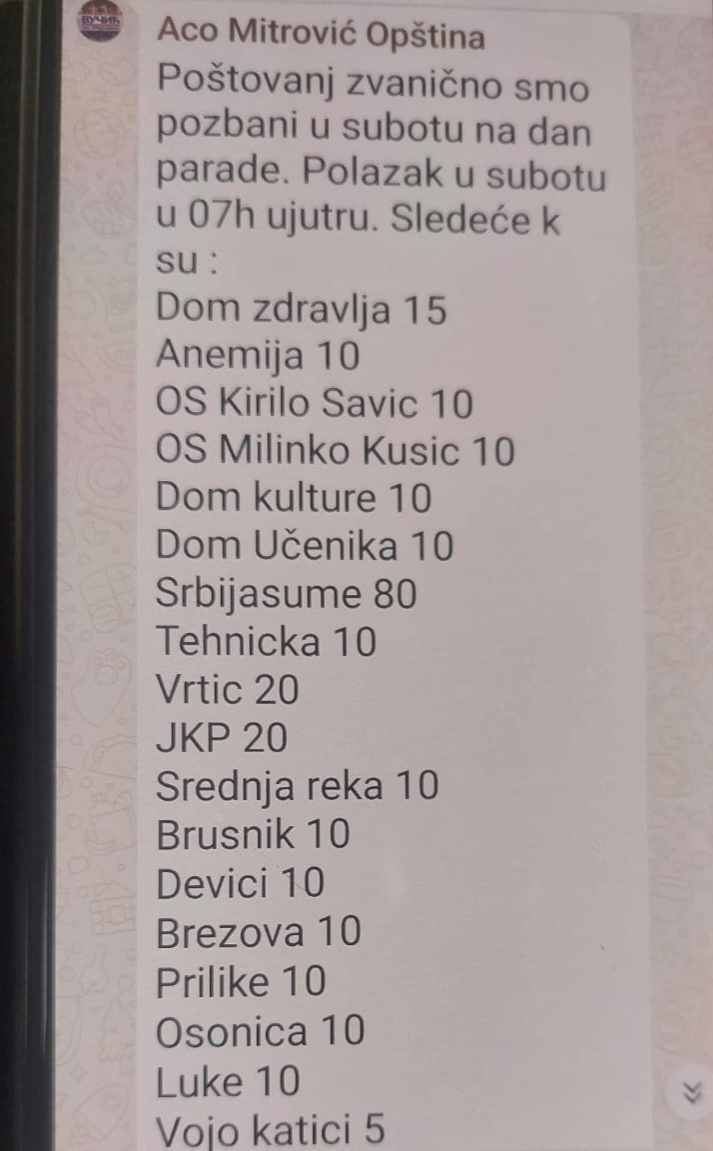 Naprednjaci dobili kvote za vojnu paradu, predsednik opštine otkrio kvote za Ivanjicu 2 ivanjica1