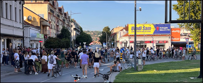 Opozicija i građani kod Moravice, naprednjaci kod opštine 9 moravica 4