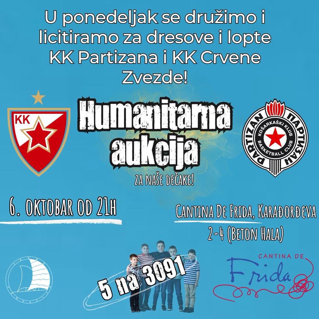 Humanitarna aukcija 6.10.2025