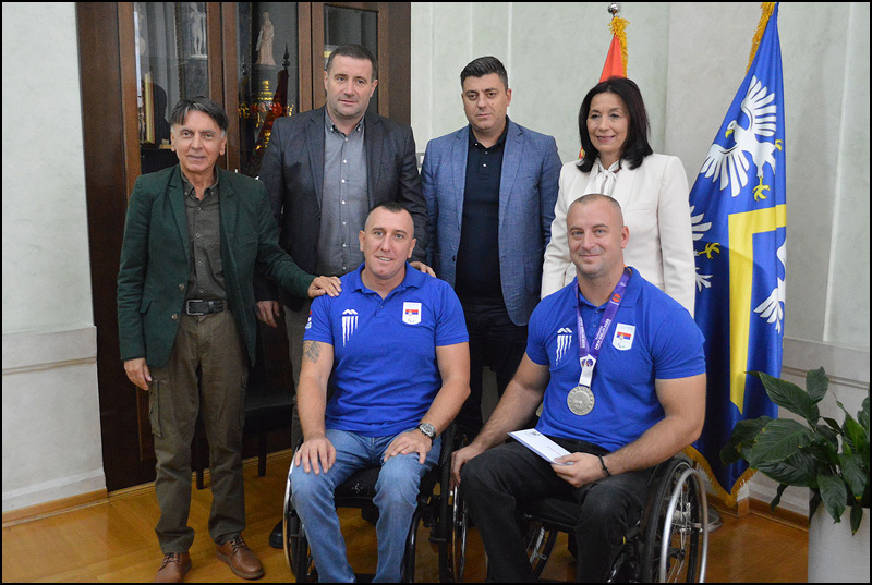 Paraatletičar Nebojša Đurić: Ponosan sam na uspeh u Nju Delhiju 2 Prijem Foto Nenad Kovacevic
