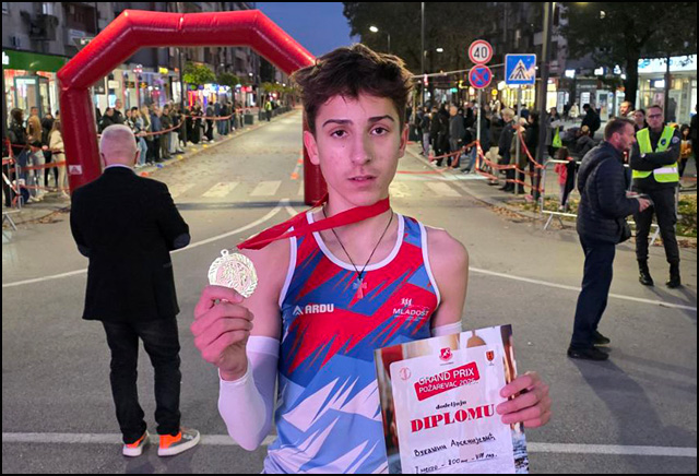 Mladi užički atletičari osvojili pet medalja u Požarevcu 3 Vukadin Arsenijevic Foto A Mladst Uzice
