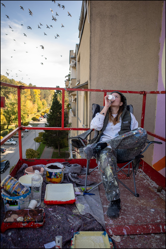 DUK festival: oslikana tri nova murala u Čačku 4 foto irena jevtovic