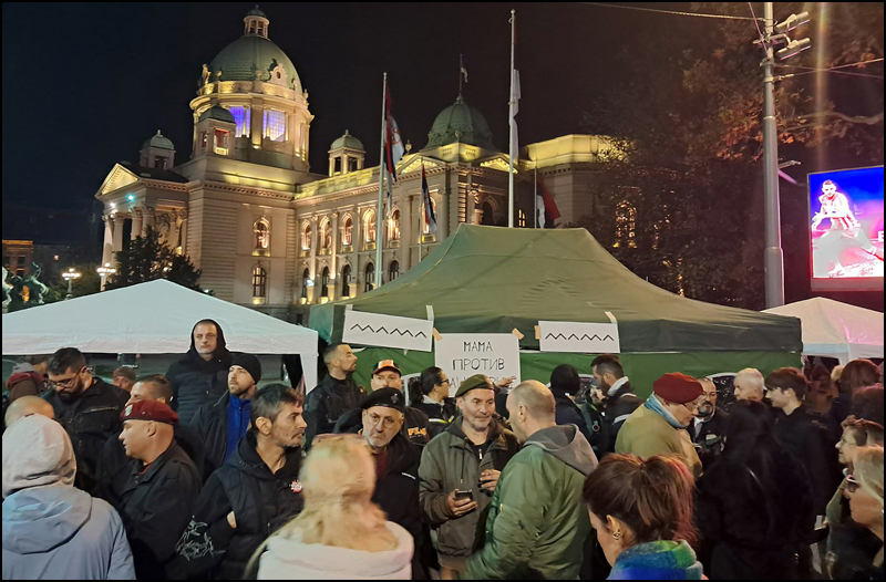 Užičani i danas putuju u Beograd da podrže Dijanu Hrku 2 Uzicani u Bogradu Foto Nikola Stanic
