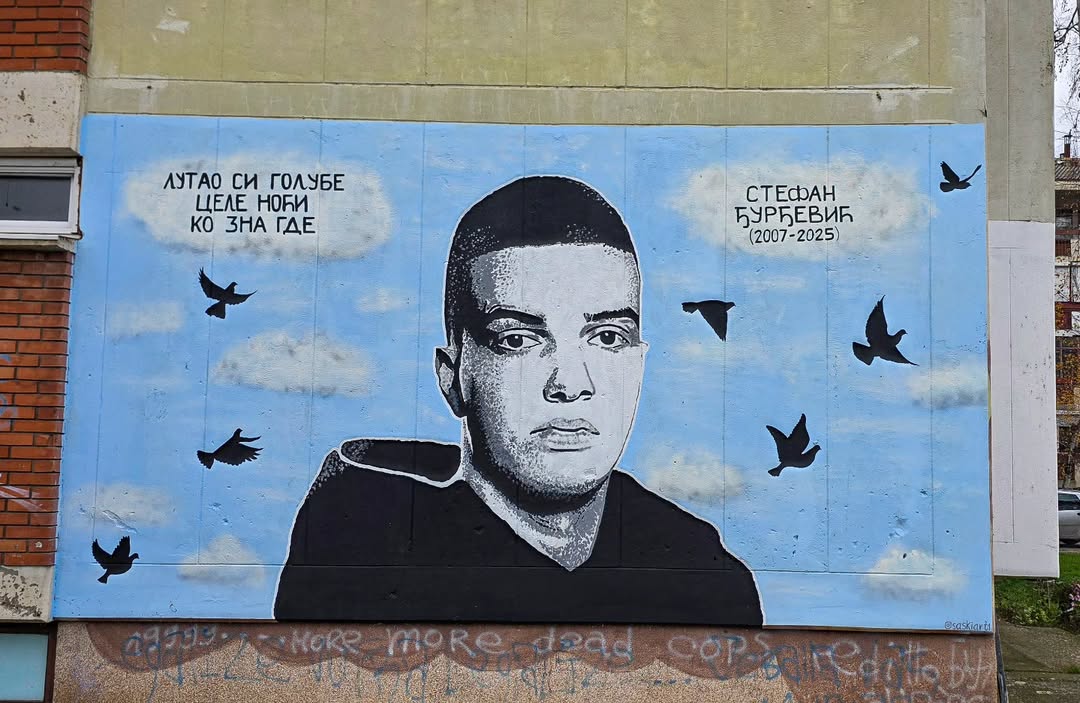 Oslikan mural u čast nastradalog Stefana (FOTO) 2 kraljevo4