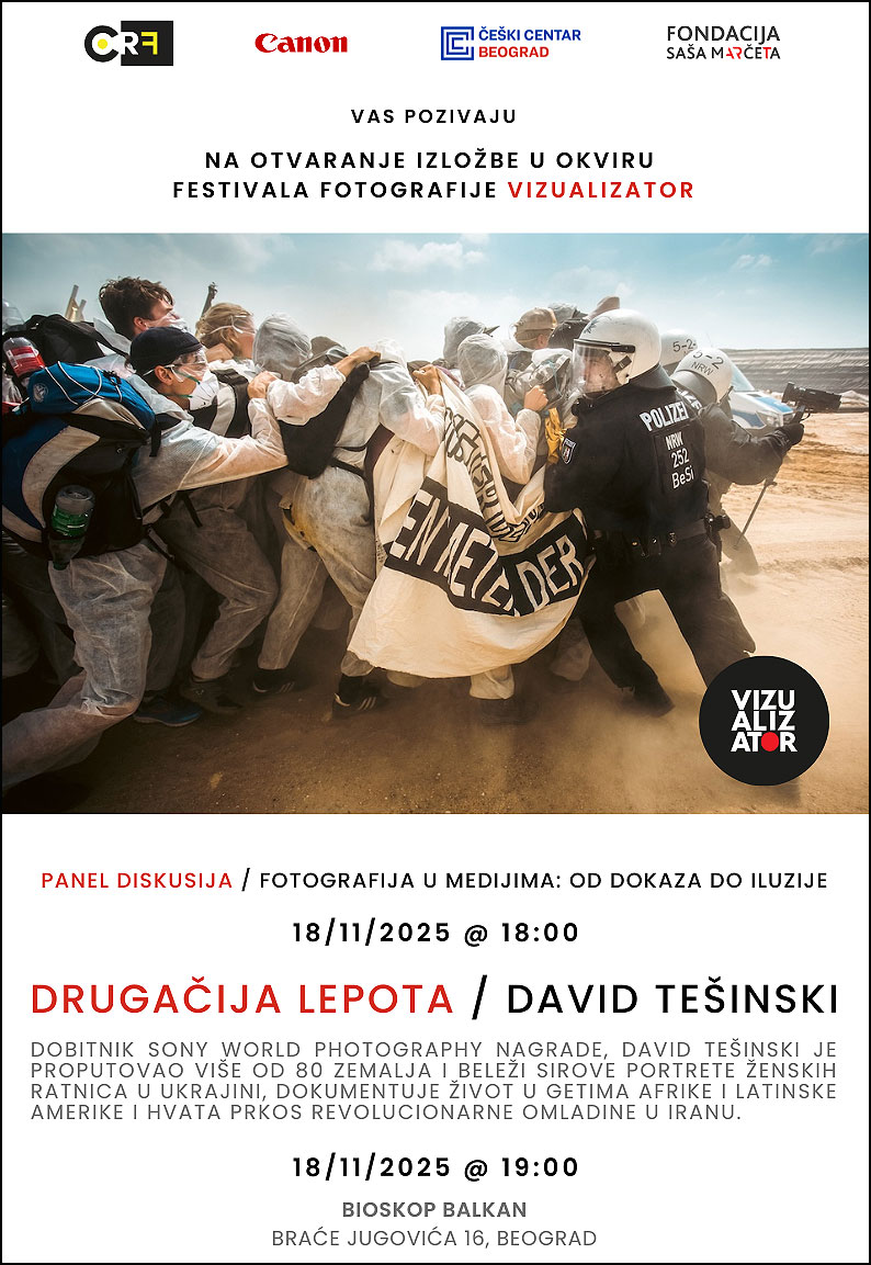 Vizualizator: Panel diskusija „Fotografija u medijima - Od dokaza do iluzije“ 1 vizualizator izlozba