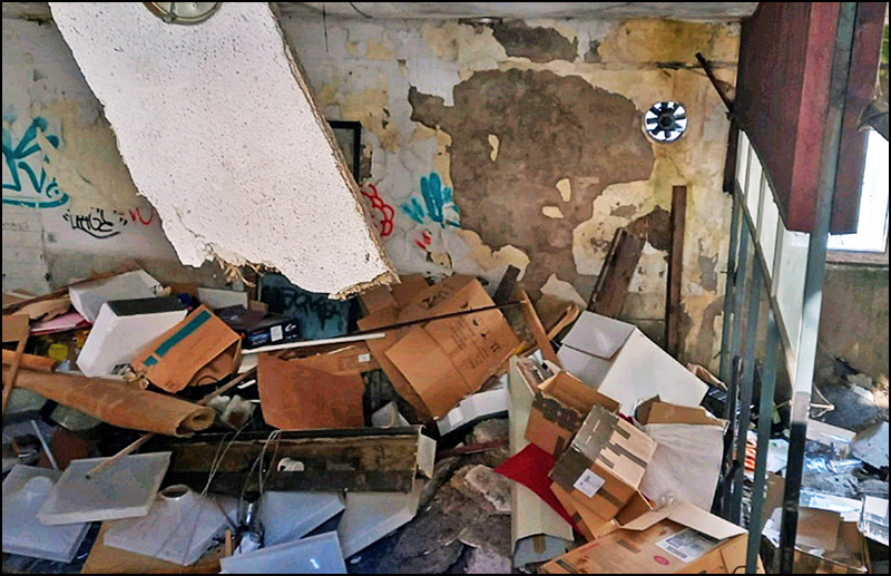 Deponija u Gradskom kulturnom centru Užice 2 Foto SSP Uzice
