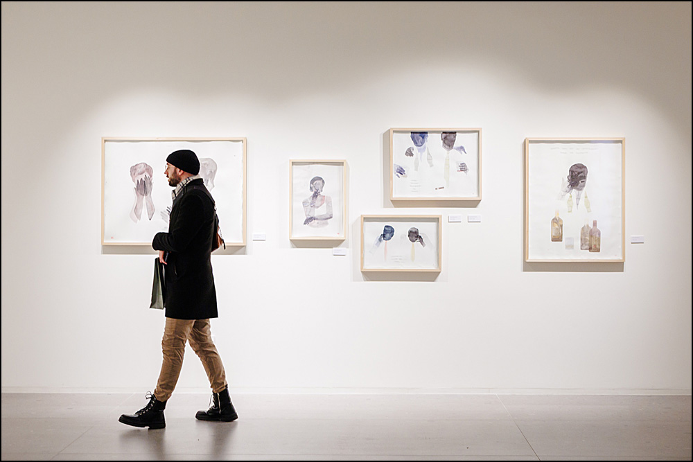 Otvaranje izlozbe Zimske price 3 u Galeriji DOTS foto Marijana Jankovic – kopija