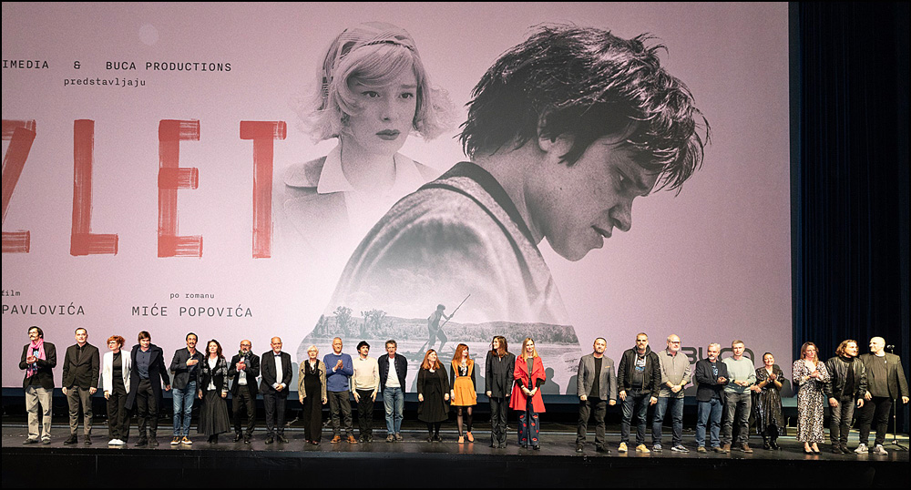 Domaći filmovi „Izlet“ i „Karmadona“ premijerno prikazani u „Najdužoj noći filma“ 2 Poklon ekipa filma Izlet foto Aleksandra Radovanovic