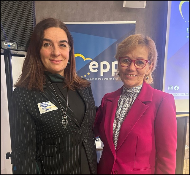 SNS je na posmatranju u EPP 2 Tatjana Markovic Topalovic i Rozalija Biro potpredsednica EPPW