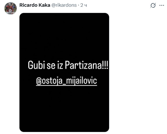 Žestoka poruka za Ćaci Ostoju: „Gubi se iz Partizana“ 2 ostoja 1