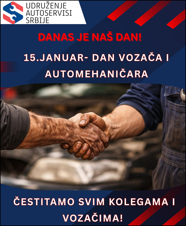 Dan vozaca i automehanicara Srecan praznik