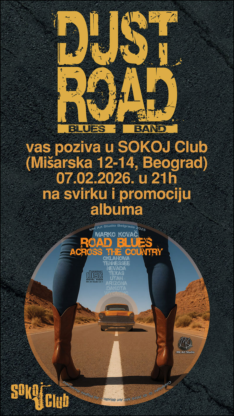 Svirka i promocija albuma ''Road Blues Across the Country'' 1 Dust road