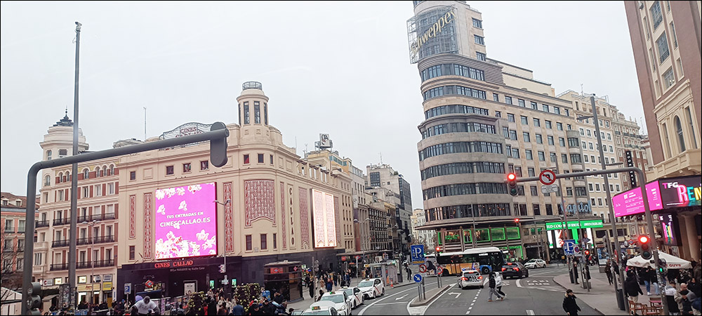 Čvorak u Madridu 11 Madrid Gran Via