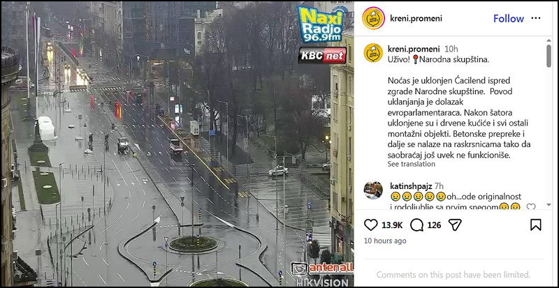 cacilend uklonjen