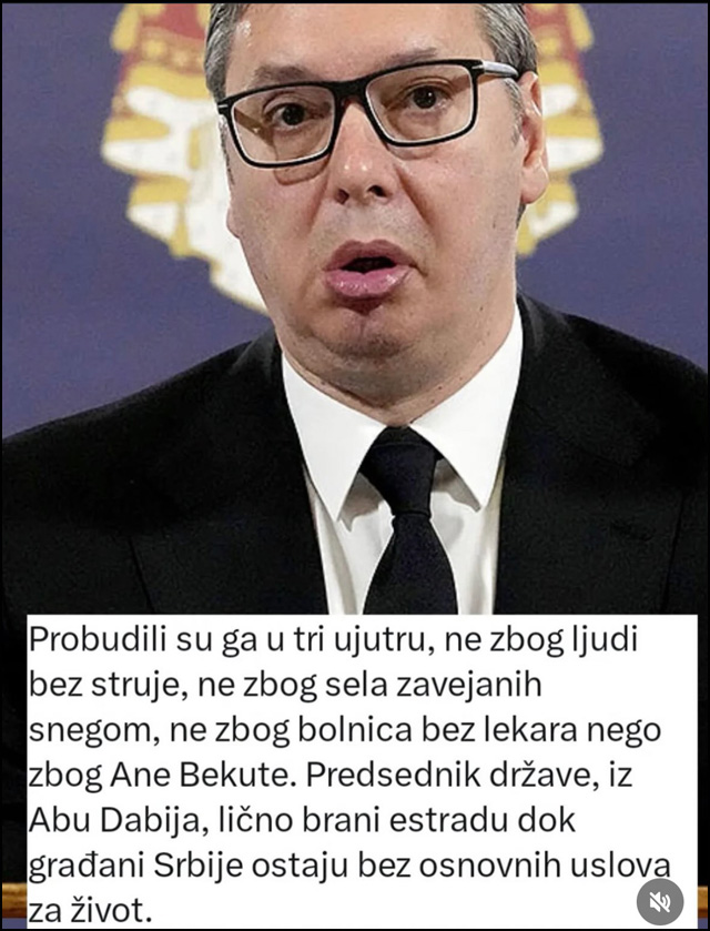 probudili ga