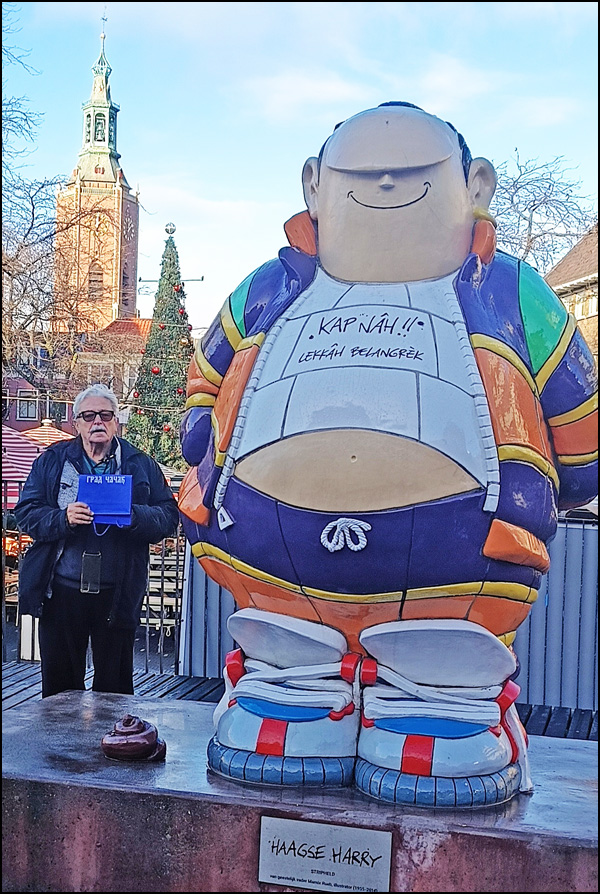 Statua Stendbild Haags Hari