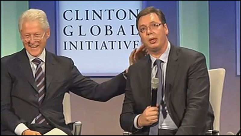 Klinton i Vucic