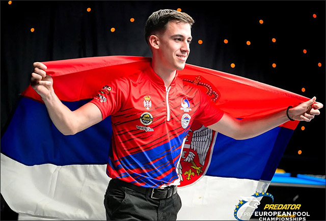 Lazar Kostic Foto Predator EPBF European Pool Championships