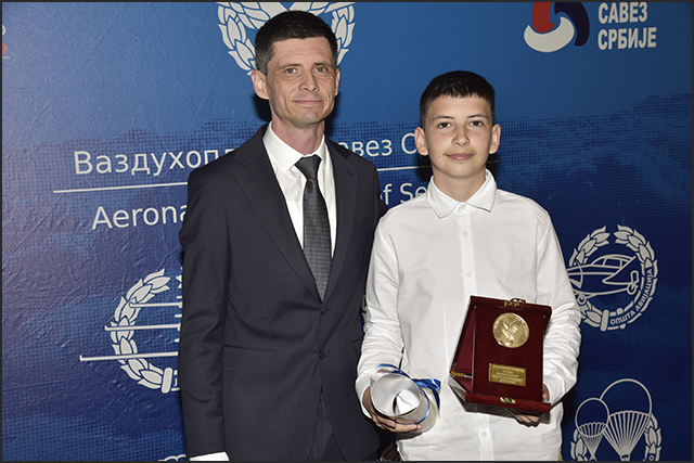 Proglašeni najbolji sportisti vazduhoplovci u 2025. godini 8 Raketno modelarstvo junior Branislav Jevtic