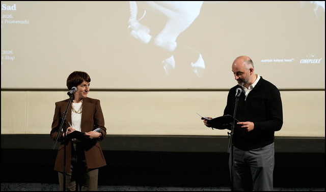 Otvaranje Austrijskog filmskog festivala Jelena Glisic Matovic i Ivan Arandjelovic foto Vesna Andjic