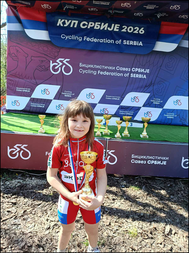 Vesti iz biciklizma 3 Sonja Savic prvi Kup Srbije Erdevik 2026