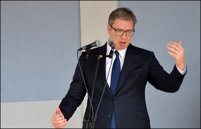 Tunel ispod Kadinjače još jedna naprednjačka farsa 1 Vucic u Uzicu 2021 Foto Nenad Kovacevic