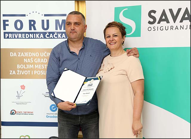 Ivan Cvrkic i Mirjana Delic Udruzenje poslovnih zena Nadezda Petrovic