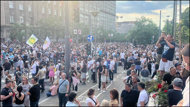 Na Slaviji održan jedan od najvećih skupova studenata ikad 4 maj 2