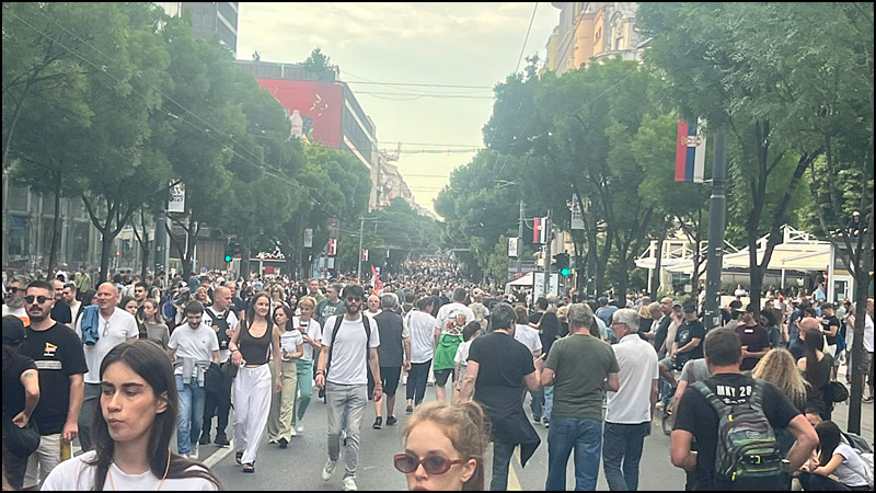 Na Slaviji održan jedan od najvećih skupova studenata ikad 5 maj 3