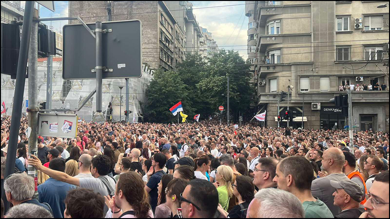 Na Slaviji održan jedan od najvećih skupova studenata ikad 6 maj 4
