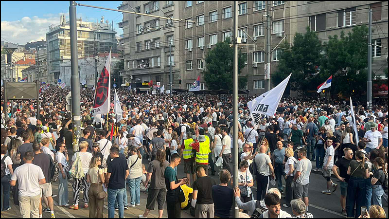Na Slaviji održan jedan od najvećih skupova studenata ikad 7 maj 6